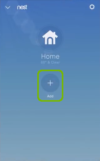 Select Add for Nest App