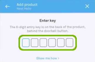 Enter 6-digit Code with code entry highlighted.