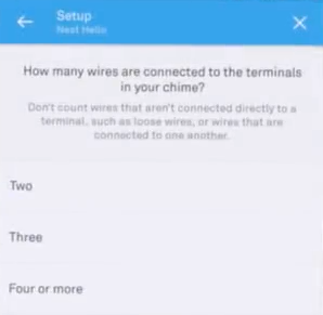 Number of Wires selection