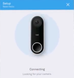 Connecting to camera.