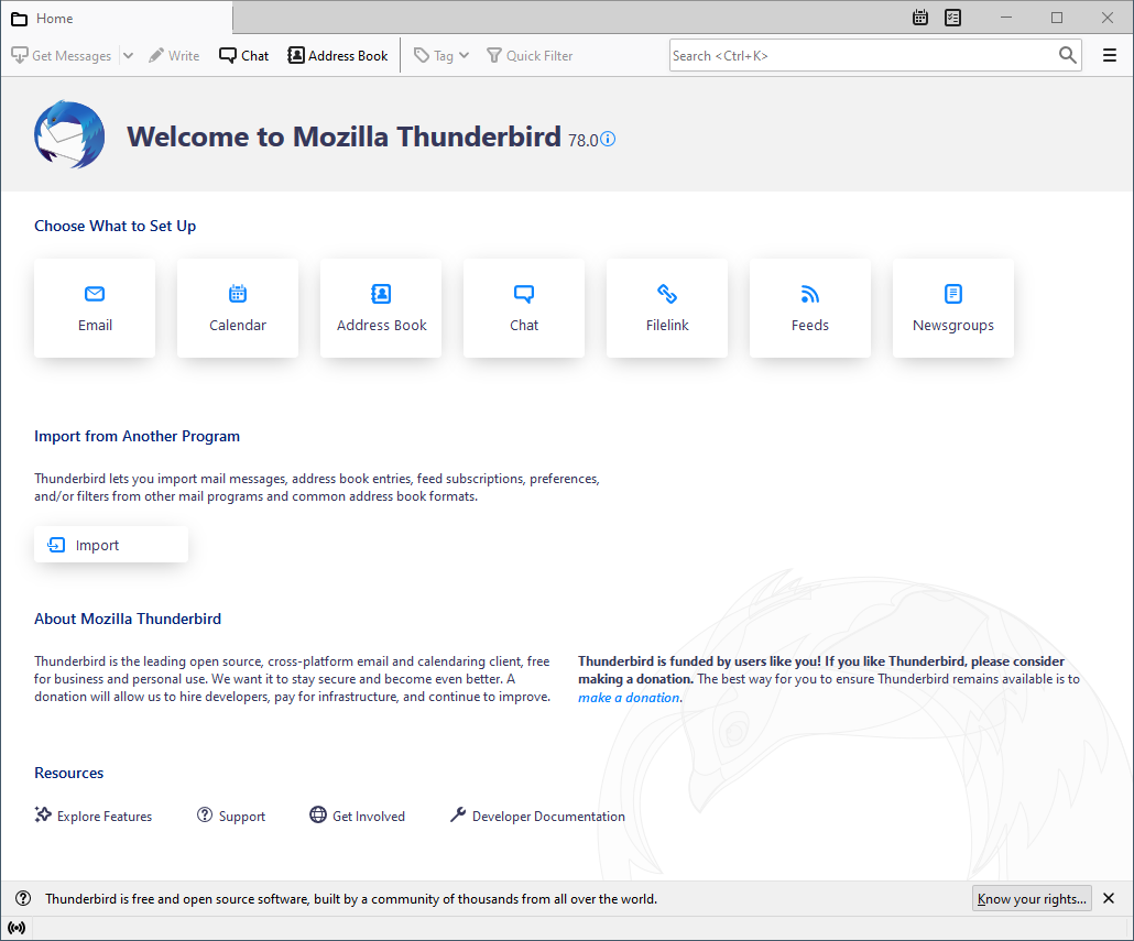 Thunderbird screenshot
