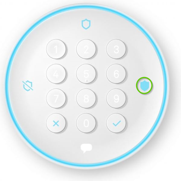 Nest Secure Home and Guarding button
