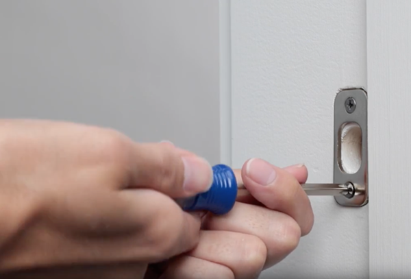 Install the Strikeplate