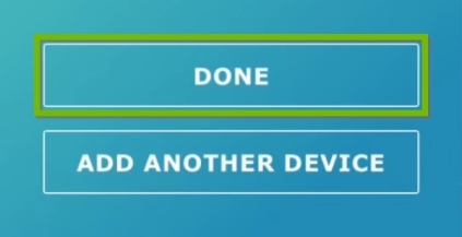 Done button highlighted after setup is completed in IKEA Home Smart app.