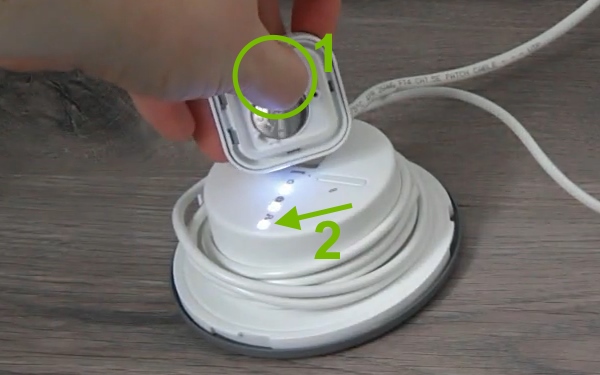 Linking the On/Off switch with the IKEA Tradfri gateway.