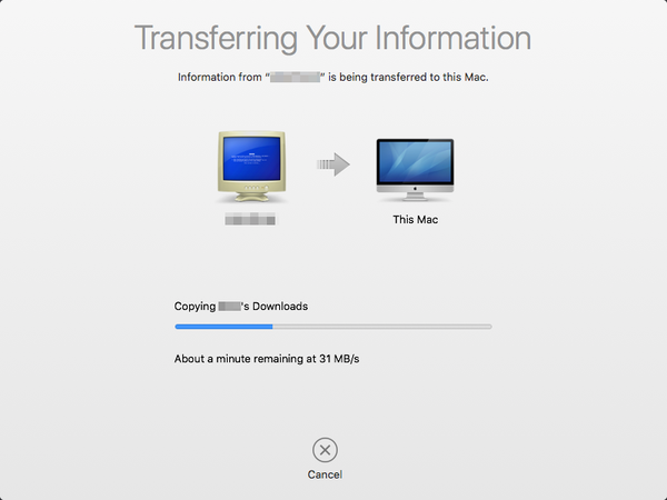 Migration Assistant copying files.