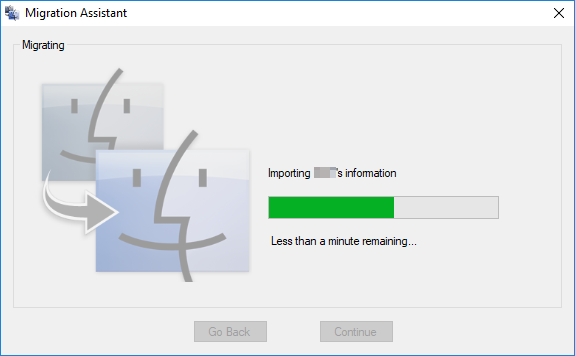 Migration Assistant copying files.