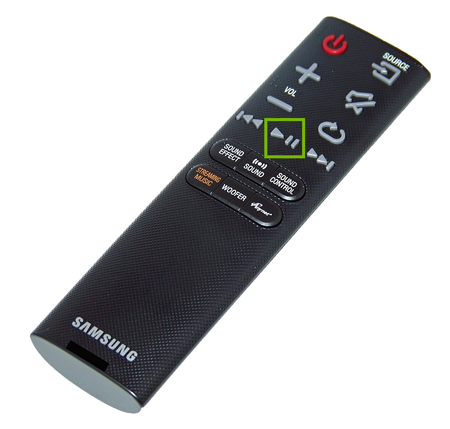 Remote Control with play pause button highlighted