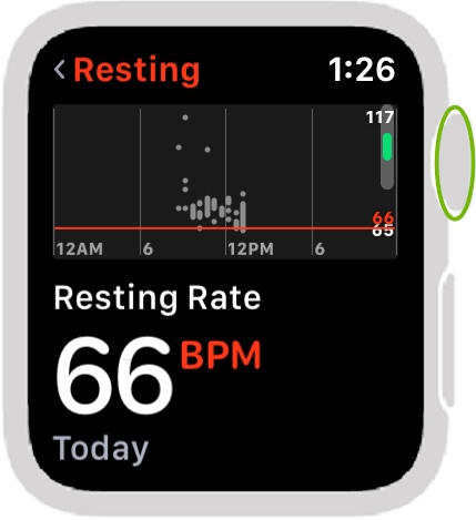 Scroll through screens.