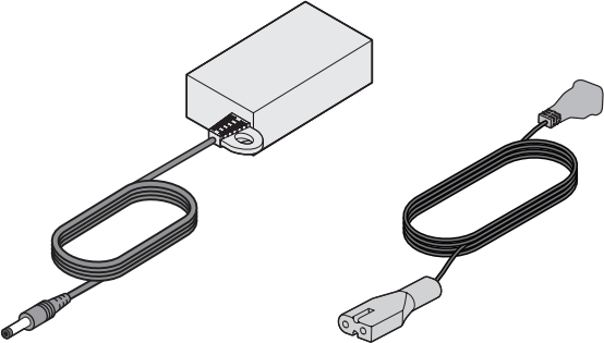 Power supply and cable