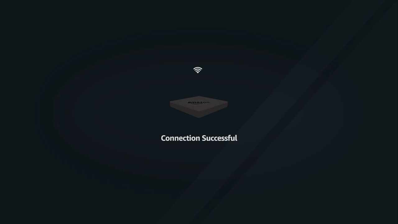 Connection Successful screen.