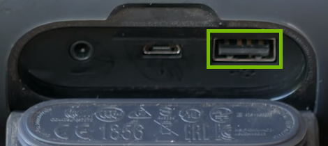 USB Type B port