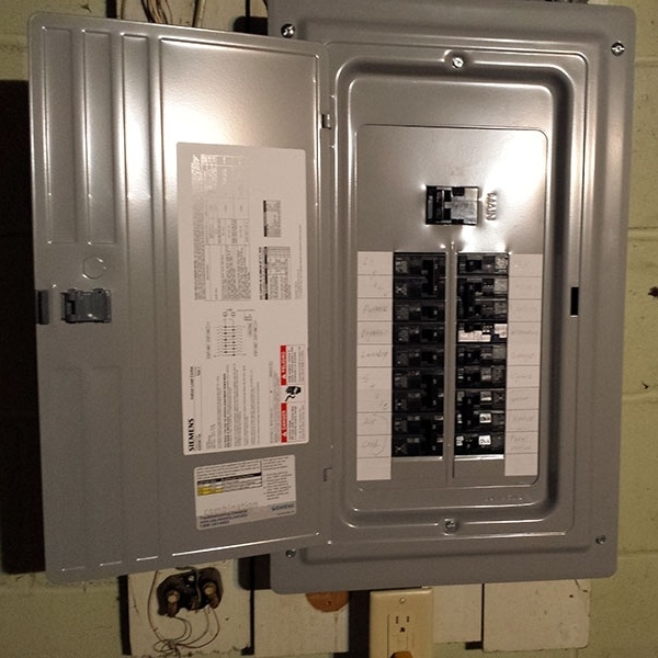 A circuit breaker box