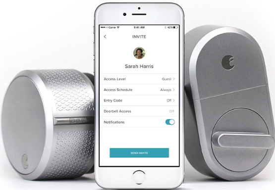 August Devices and a smart phone