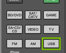 Remote USB button. Illustration