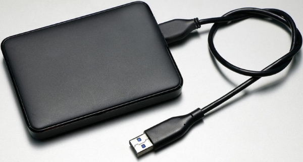 USB external drive.