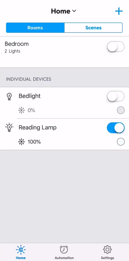 New light bulb showing up in devices list of C by GE app.