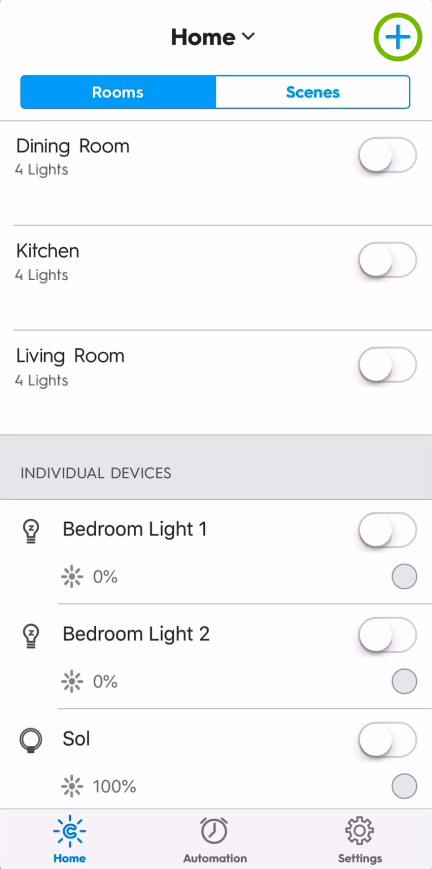Add sign highlighted in C by GE app.