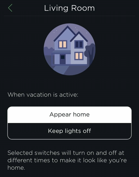 Vacation Mode feature in ecobee app.