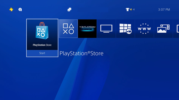 Playstation Store being opened