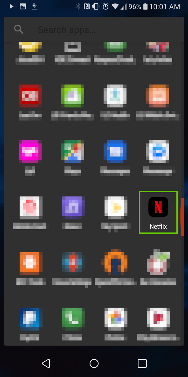 Netflix on an android