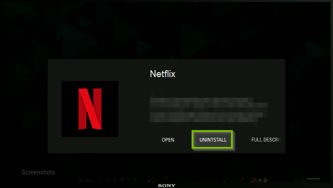 Netflix being removed