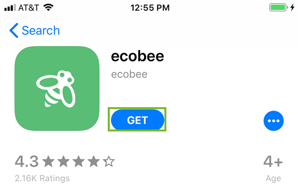 Ecobee get button