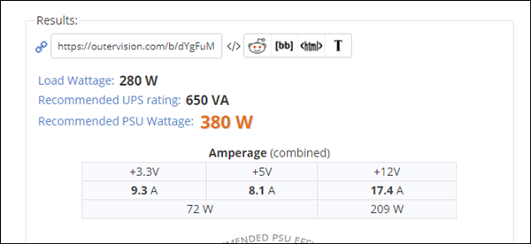 Outervisions online calculator