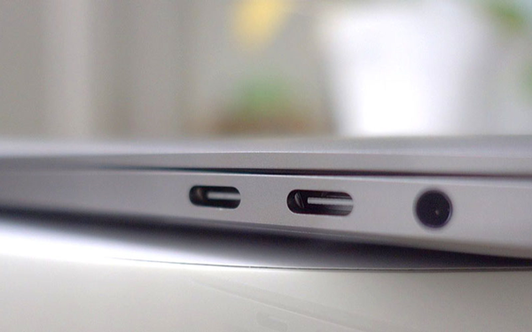 Mac USB Type-C ports.