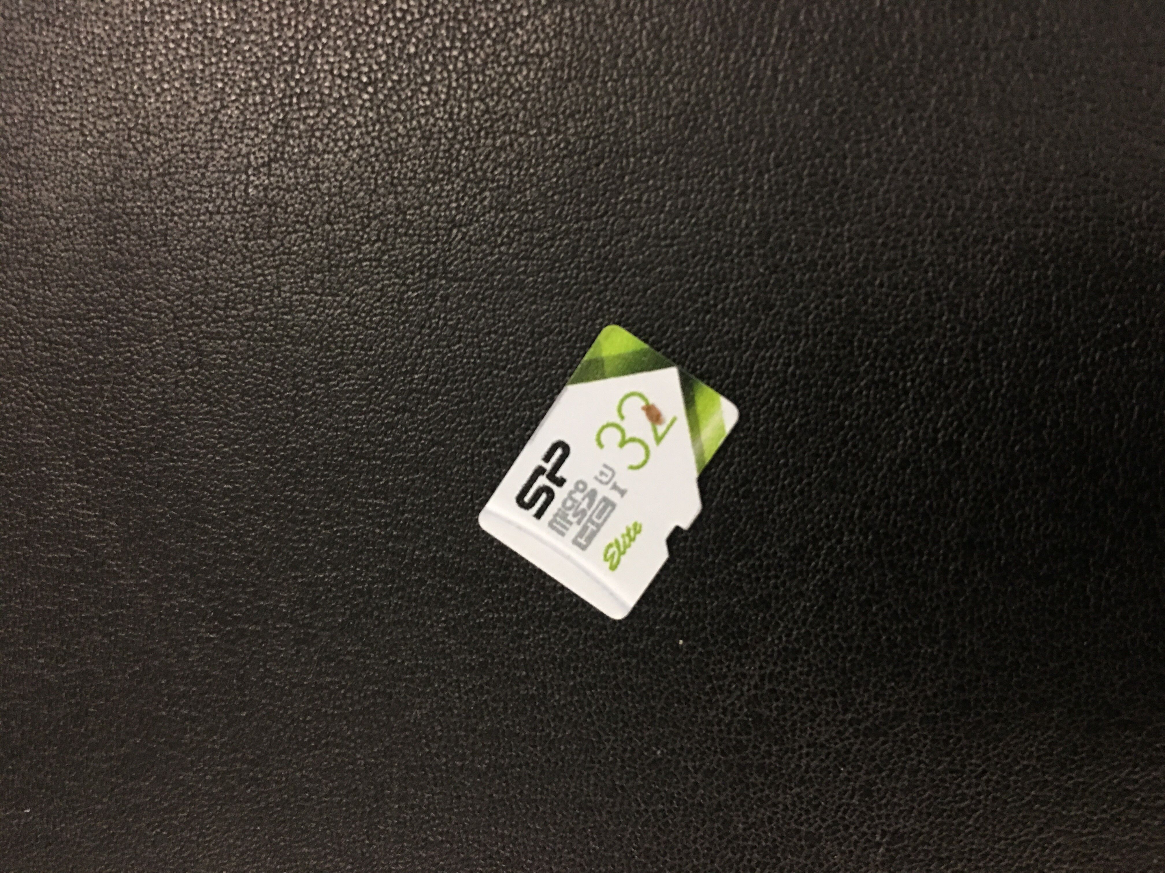 Bad photo of an SD Card