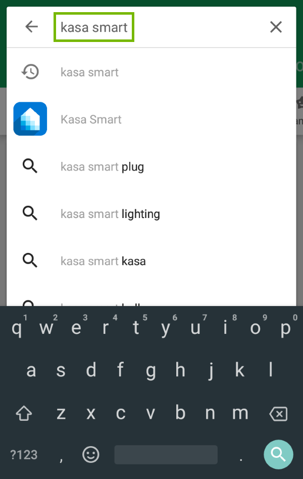 Keywords highlighted in Google Play search.