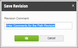 Save revision prompt.