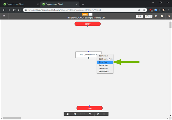 Cloning a step within a GP.