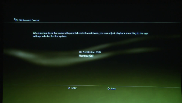 Restrict by age prompt