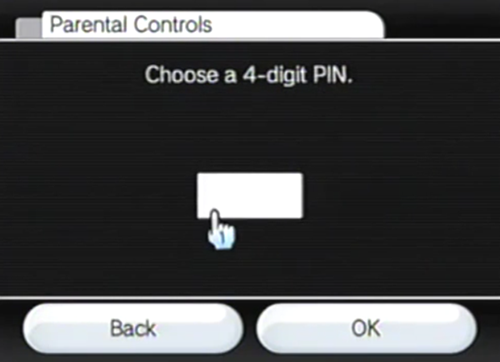 Choosing your 4-digit pin