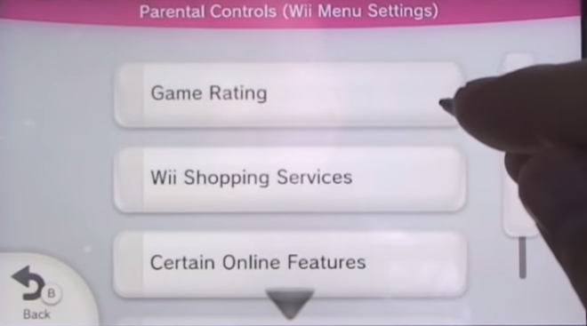 List of settings you can change