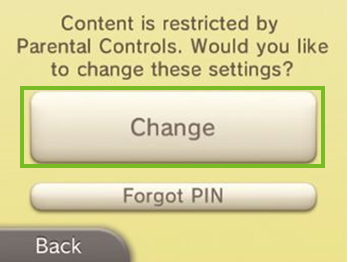Change button