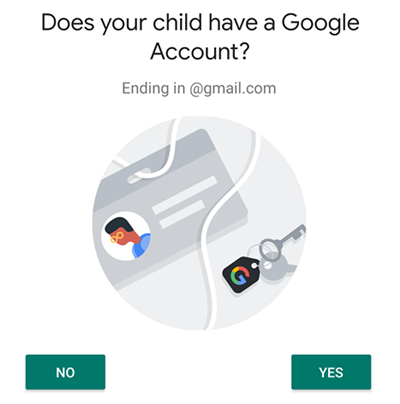 Does your child have a Google Account?