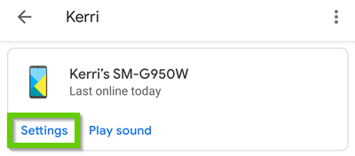 Kerri's sm-g950w settings