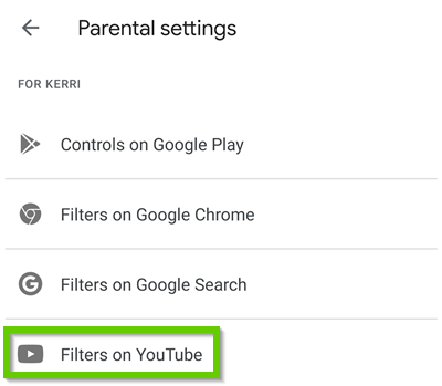 filters on youtube