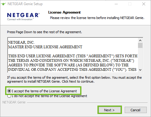 License agreement