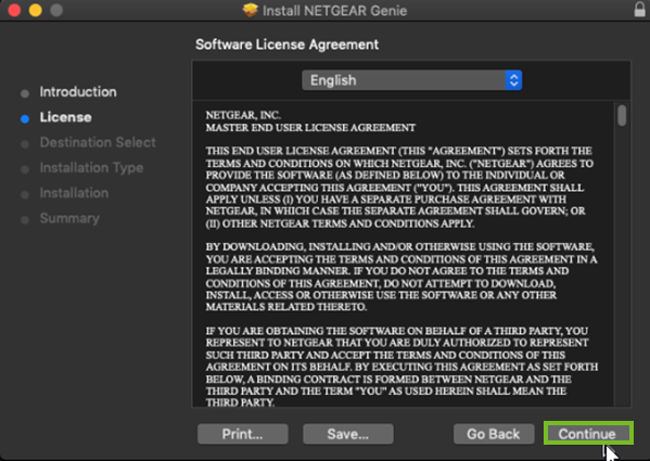 License agreement
