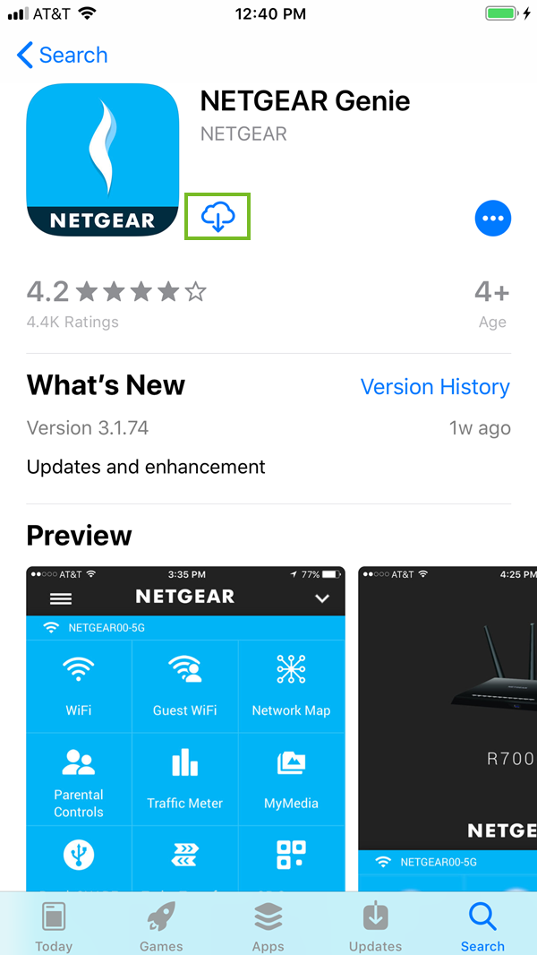 iOS cloud selection for app