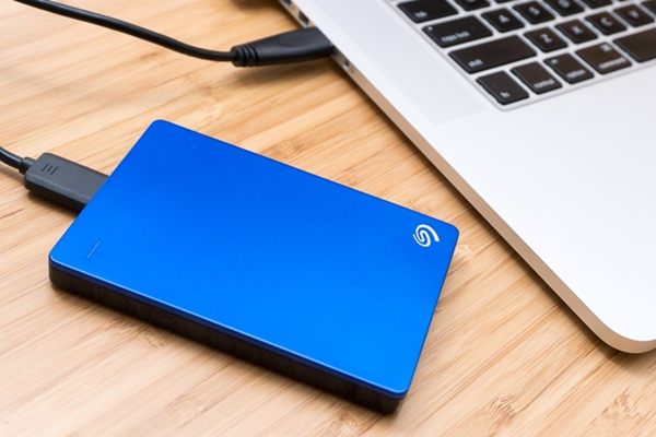 Portable external hard drive.