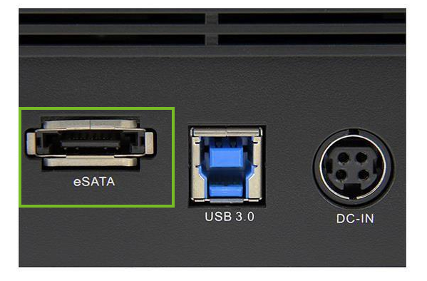 External drive sata connection