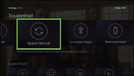 System refresh tile