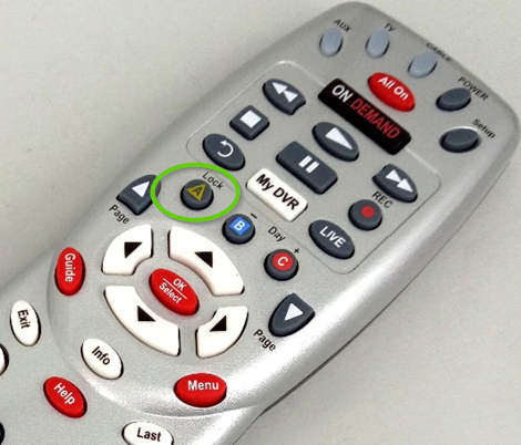 A button on remote