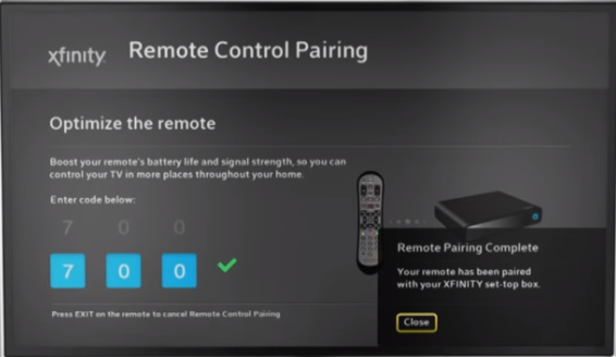Remote paired