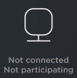 Not connected or participating