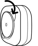 Recessed space in the backing